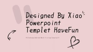 创意简约文字手绘设计感PPT模板-铁虎资源网