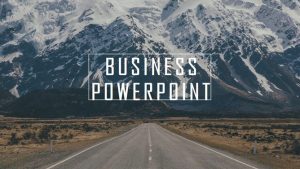 简洁商务图文排版PPT模板下载-铁虎资源网