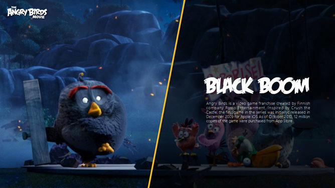 精美愤怒的小鸟主题PPT作品