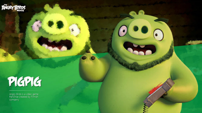 精美愤怒的小鸟主题PPT作品