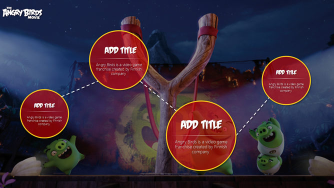 精美愤怒的小鸟主题PPT作品