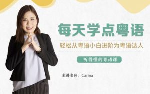 每天学点粤语|轻松从粤语小白进阶为粤语达人(完结)-铁虎资源网