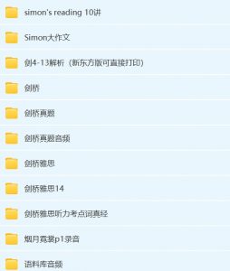 【学习】雅思备考资料（共6.7G）（含单词，大作文，听力等）-铁虎资源网
