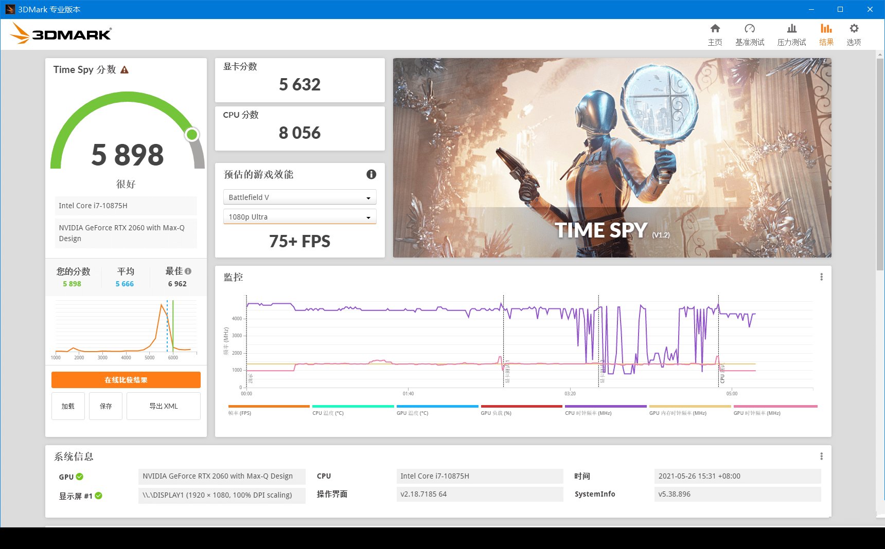 3DMark解锁专业版(显卡跑分软件)2.32.8454