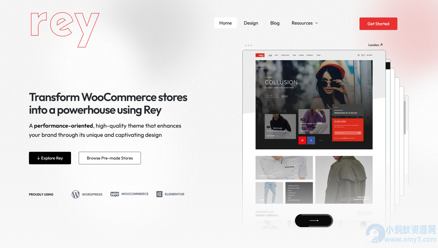WordPress主题–Rey v3.1.10 破解版下载，WooCommerce 主题-铁虎资源网