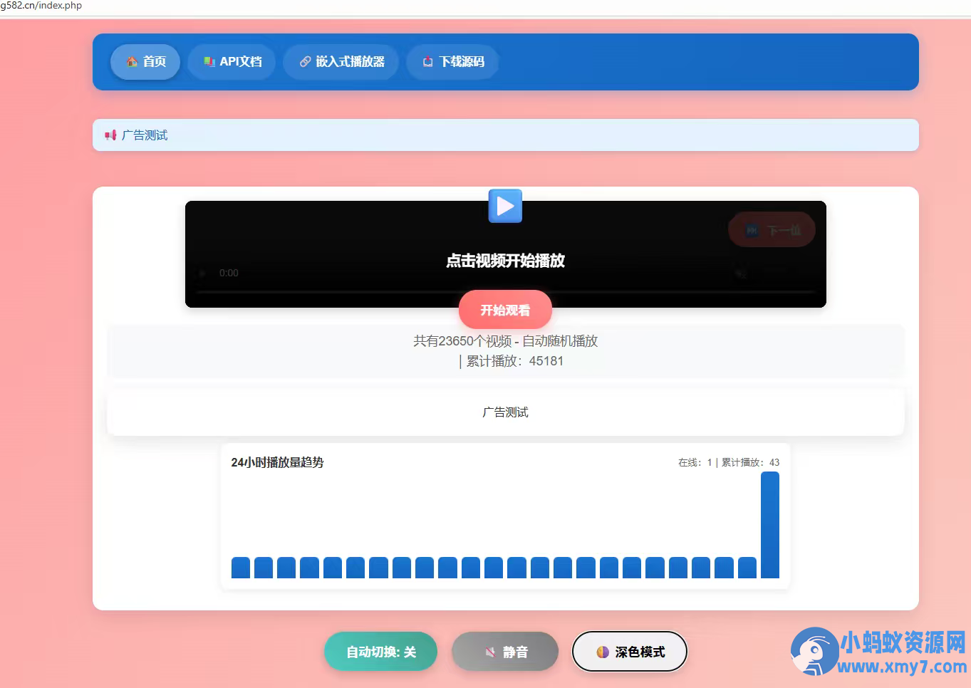 25年全新随机美女视频源码带后台5.0版本-铁虎资源网