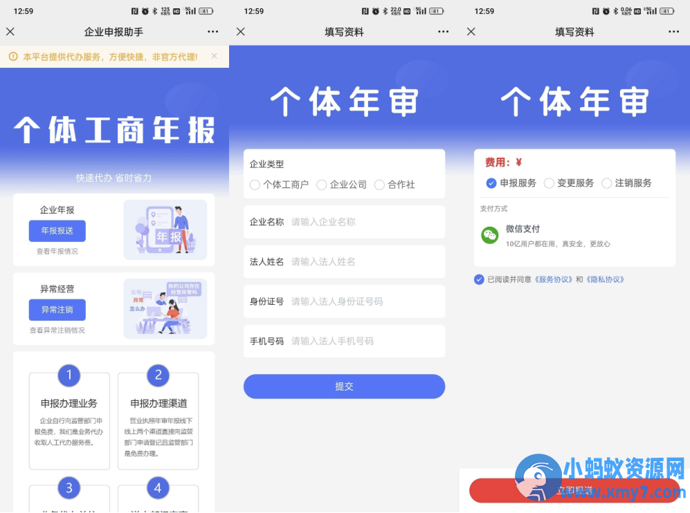 工商年报申报注销系统源码 v2.3.3 个体H5搭建-铁虎资源网