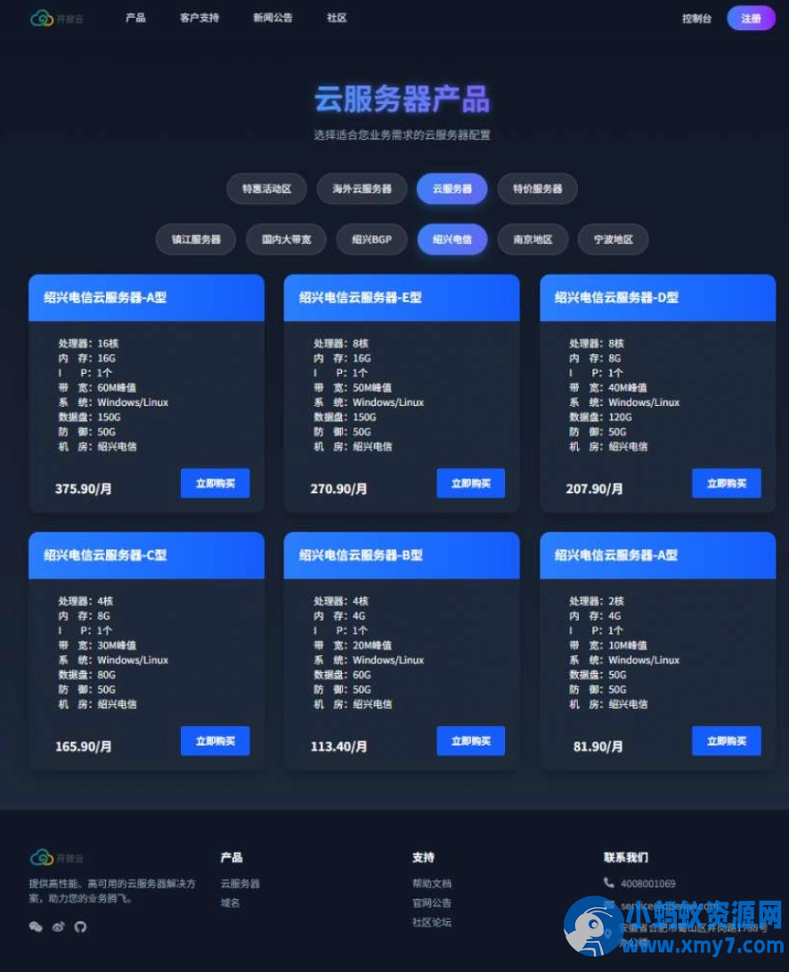 魔方财务 – 开放云主题V10模板