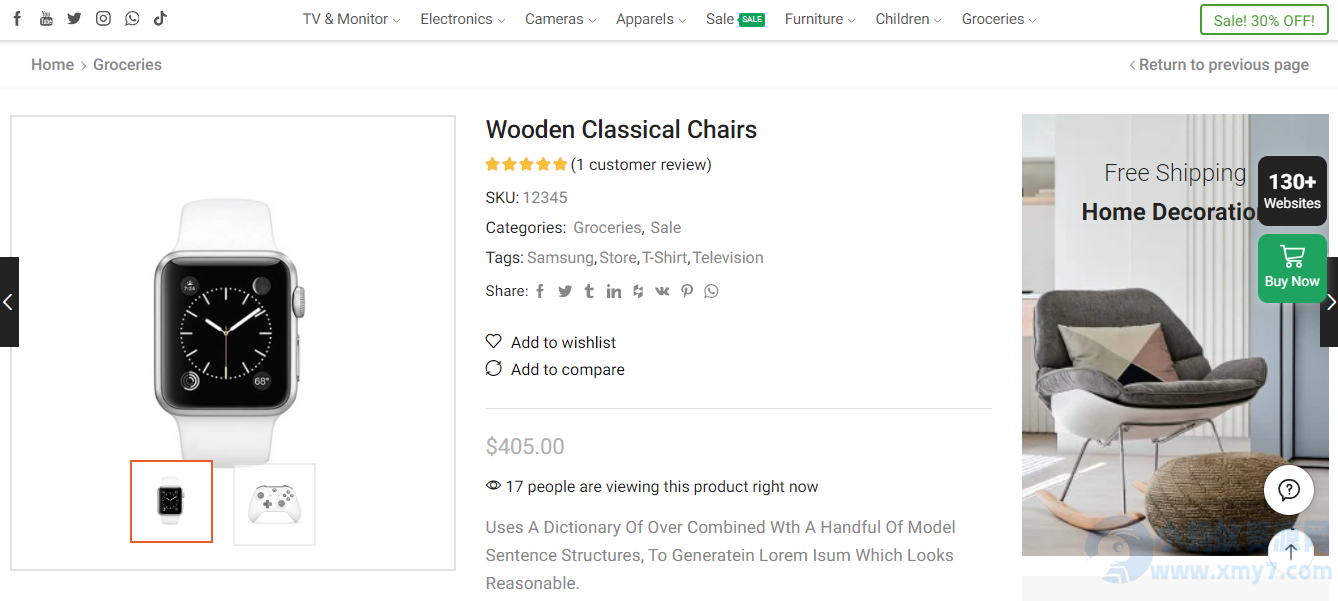 WordPress主题–Xstore v9.6.5 Woocommerce主题 破解版下载