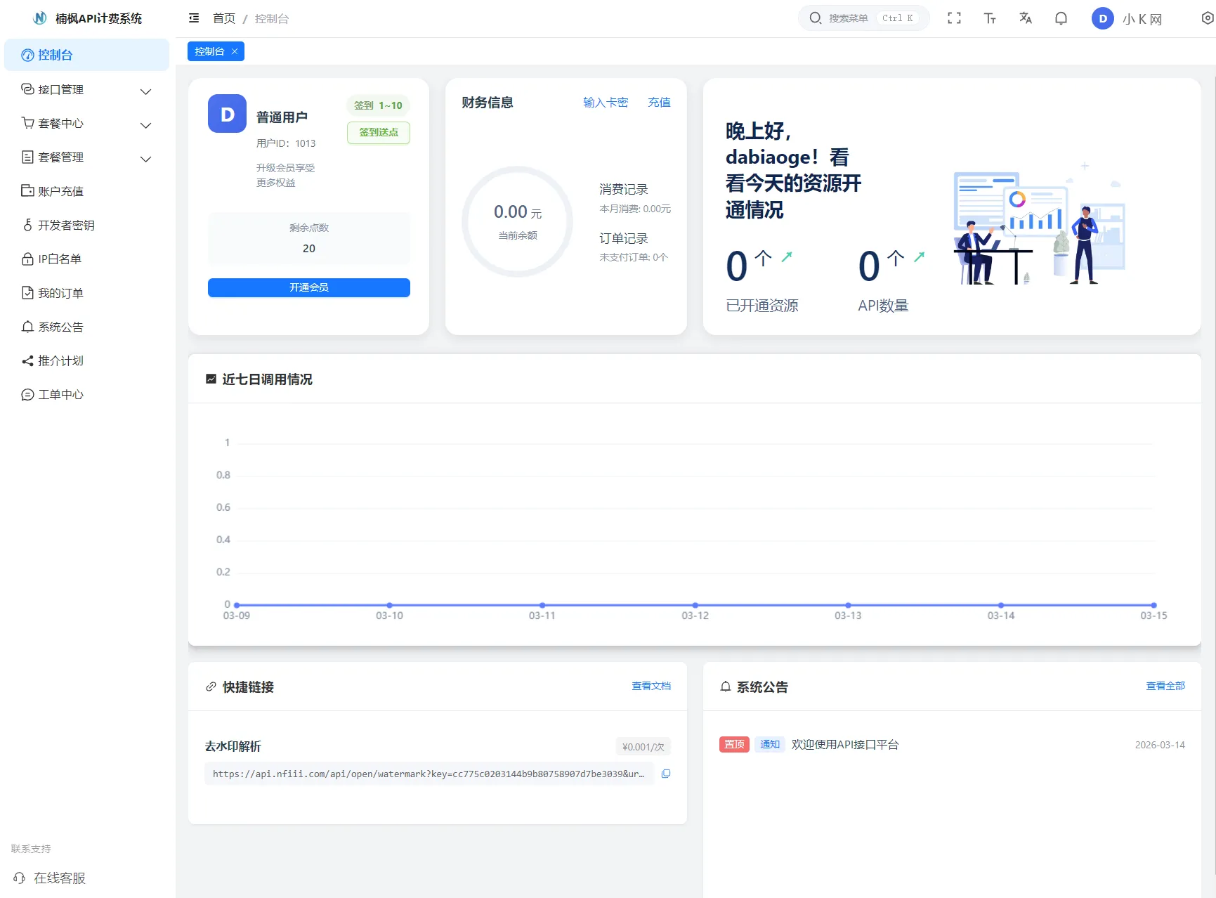 2026全新UI解析计费系统源码 附教程-铁虎资源网