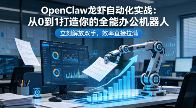 OpenClaw龙虾自动化实战：从0到1打造全能机器人-铁虎资源网