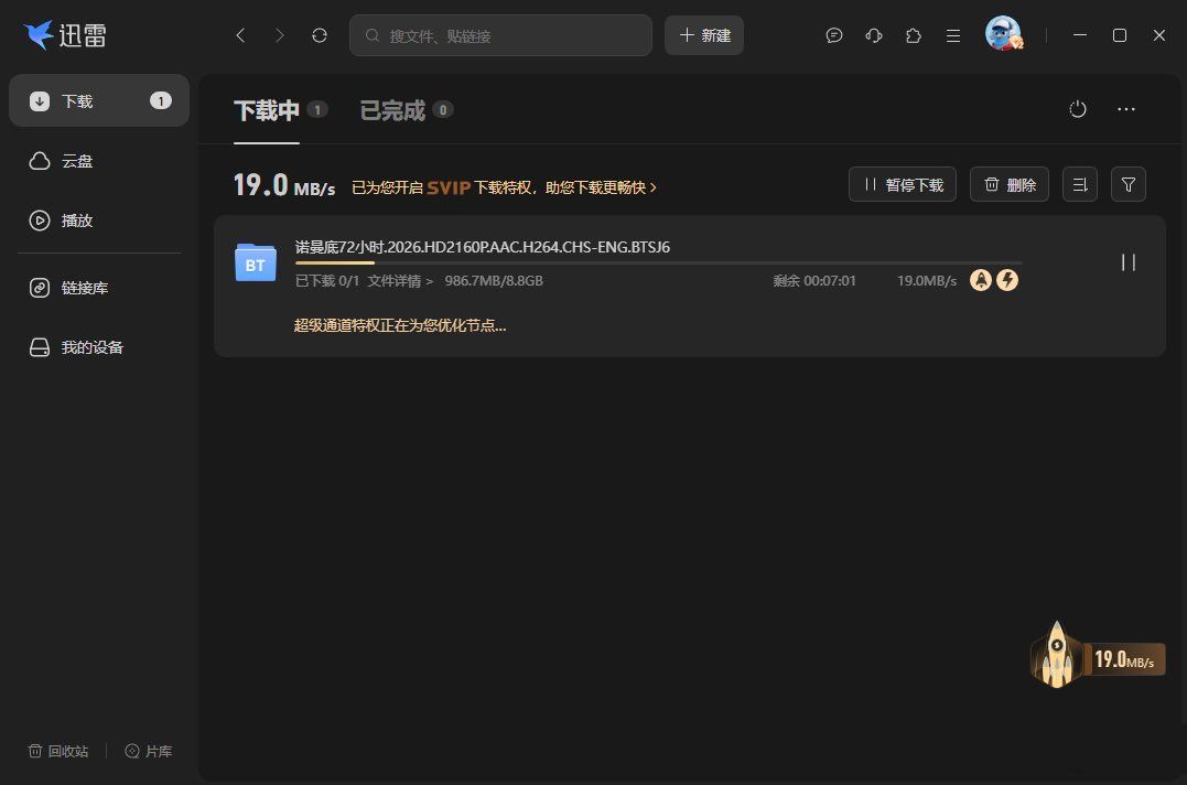 迅雷(25.0.82.1562) 迅雷17无广告绿色精简版-铁虎资源网